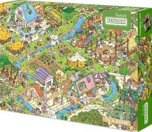 Grandma's Yard | Fusion | Botop | 1000 Pieces | Jigsaw Puzzle