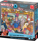 Great Train Robbery! - Mystery No.9 | Wasgij? Retro | Jumbo | 1000 Pieces | Jigsaw Puzzle