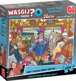 Great Train Robbery! - Mystery No.9 | Wasgij? Retro | Jumbo | 1000 Pieces | Jigsaw Puzzle
