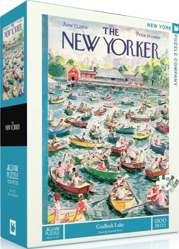 Gridlock Lake - Garrett Price | New York Puzzle Company | 1500 Pieces | Jigsaw Puzzle