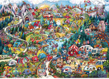 Go Camping - Rita Berman | Heye | 2000 Pieces | Jigsaw Puzzle