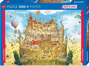 High Above - That's Life! | Marino Degano | Heye | 2000 Pieces | Jigsaw Puzzle