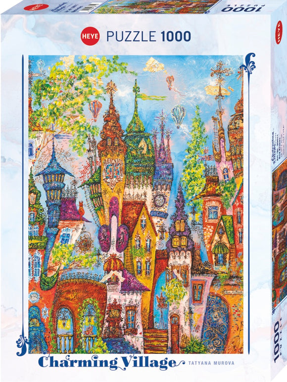 HEYE | Red Arches - Charming Village | Tatyana Murova | 1000 Pieces | Jigsaw Puzzle