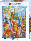 HEYE | Red Arches - Charming Village | Tatyana Murova | 1000 Pieces | Jigsaw Puzzle