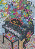 HEYE | Sewn Piano - Quilt Art | Laura Heine | 1000 Pieces | Jigsaw Puzzle