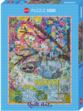 Sewn Sloth - Quilt Art | Laura Heine | Heye | 1000 Pieces | Jigsaw Puzzle