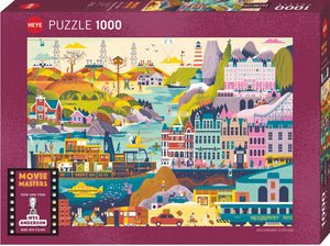 Wes Anderson Films - Movie Masters | Heye | 1000 Pieces | Jigsaw Puzzle