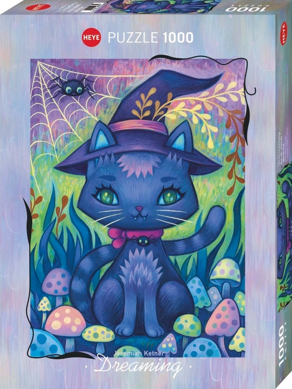 Witch Cat - Dreaming | Jeremiah Ketner | Heye | 1000 Pieces | Jigsaw Puzzle