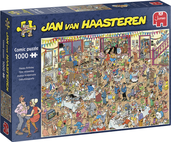 Happy Birthday - Jan van Haasteren | Jumbo | 1000 Pieces | Jigsaw Puzzle