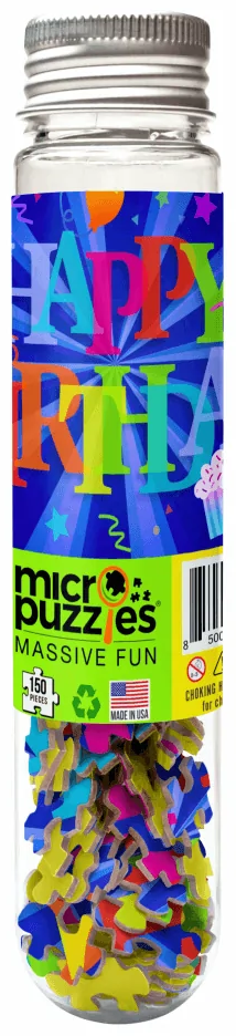 Happy Birthday Burst | Micro Puzzles | 150 Pieces | Micro Jigsaw Puzzle