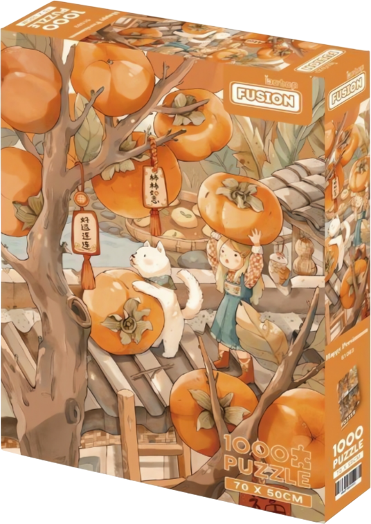 Happy Persimmon | Botop Fusion | 1000 Pieces | Jigsaw Puzzle