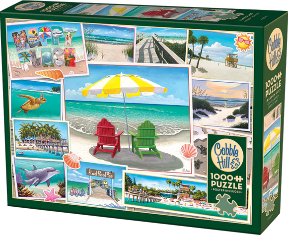 Happy Place - Robert Johnson | Cobble Hill | 1000 Pieces | Jigsaw Puzzle