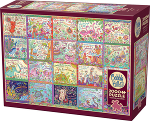 Happy Thoughts - Debi Hron | Cobble Hill | 2000 Pieces | Jigsaw Puzzle