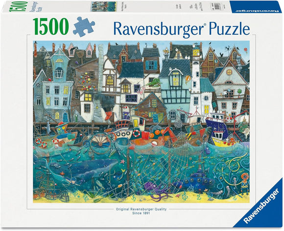 Harbour of Wonders: Bustling Fantasy Port - Zoe Sadler | Ravensburger | 1500 Pieces | Jigsaw Puzzle