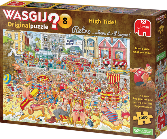 High Tide! - Original No.8 | Wasgij? Retro | Jumbo | 1000 Pieces | Jigsaw Puzzle