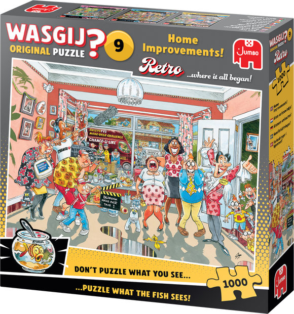 Home Improvements! - Original No.9 | Wasgij? Retro | Jumbo | 1000 Pieces | Jigsaw Puzzle
