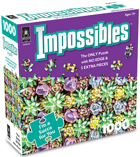 Bepuzzled | I'm A Succa For You | Impossibles | 1000 Pieces | Jigsaw Puzzle