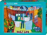In The Courtyard - Daily Life | Alex Pascual | Heye | 1000 Pieces | Jigsaw Puzzle