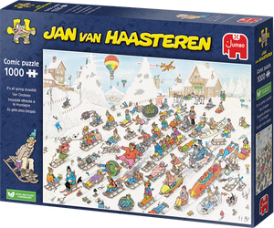 It's All Going Downhill - Jan van Haasteren | JUMBO | 1000 Pieces | Jigsaw Puzzle