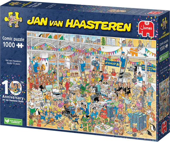 Jan van Haasteren Studio 10 Years - Jan van Haasteren | Jumbo | 1000 Pieces | Jigsaw Puzzle