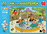 The Merry-go-round - Junior No.8 | Jan van Haasteren | Jumbo | 240 Pieces | Jigsaw Puzzle