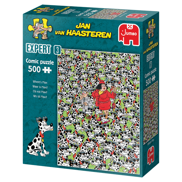 Where's Max? - Jan van Haasteren | Expert 3 | JUMBO | 500 Pieces | Jigsaw Puzzle