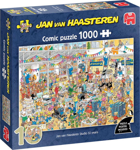Jan van Haasteren Studio 10 Years - Jan van Haasteren | Jumbo | 1000 Pieces | Jigsaw Puzzle