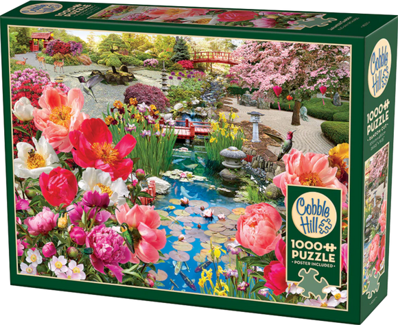 Japanese Garden - Jo-Ann Richards | Cobble Hill | 1000 Pieces | Jigsaw Puzzle