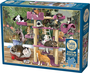 Jungle Cats - Robert Giordano | Cobble Hill | 500 Pieces | Jigsaw Puzzle
