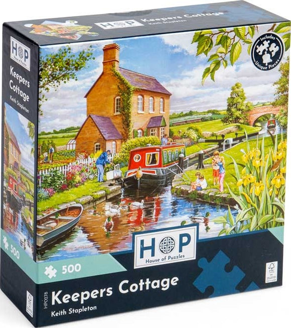 Keepers Cottage - Keith Stapleton | House Of Puzzles | 500 Pieces | Jigsaw Puzzle