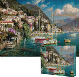 Lake Como - Yuri Obukhovsky | Grateful House | 1000 Pieces | Jigsaw Puzzle