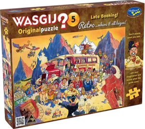 Late Booking! - Original No.5 | Wasgij? Retro | Holdson | 500 XL Pieces | Jigsaw Puzzle