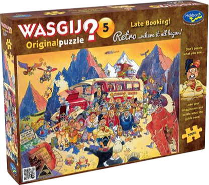 Late Booking! - Original No.5 | Wasgij? Retro | Holdson | 500 XL Pieces | Jigsaw Puzzle