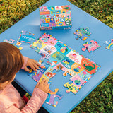 Learn the Alphabet - Sarah Walsh | Eeboo | 20 XL Pieces | Jigsaw Puzzle