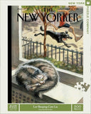 Let Sleeping Cats Lie - Peter de Sève | New York Puzzle Company | 500 Pieces | Jigsaw Puzzle