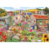 Life On The Allotment - Janice Daughters | Gibsons | 1000 Pieces | Jigsaw Puzzle