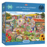 Life On The Allotment - Janice Daughters | Gibsons | 1000 Pieces | Jigsaw Puzzle