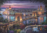 Lights Of The Danube | Clementoni | 1000 Pieces | Jigsaw Puzzle