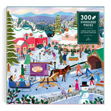 Little Winter Town | Galison | 300 Oversized Pieces | Jigsaw Puzzle