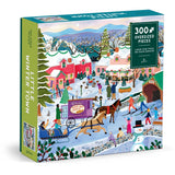 Little Winter Town | Galison | 300 Oversized Pieces | Jigsaw Puzzle