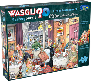 Live Entertainment - Mystery No.4 | Wasgij? | Holdson | 500 XL Pieces | Jigsaw Puzzle