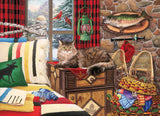Lodge Cat - Joelle McIntyre | Cobble Hill | 1000 Pieces | Jigsaw Puzzle