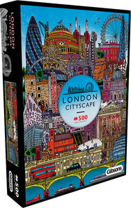London Cityscape - John Rooney | Gibsons | 500 Pieces | Jigsaw Puzzle