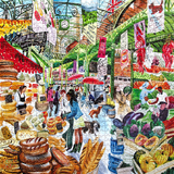 London Market - Victoria Tentler-Krylov | Eeboo | 1000 Pieces | Jigsaw Puzzle