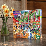 London Market - Victoria Tentler-Krylov | Eeboo | 1000 Pieces | Jigsaw Puzzle