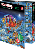 Look Out Below! - Christmas Advent Calendar | Wasgij? | Jumbo | 24 x 54 Pieces | Jigsaw Puzzle