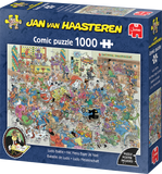 Ludo Battle - Jan van Haasteren | Jumbo | 1000 Pieces | Jigsaw Puzzle