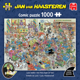 Ludo Battle - Jan van Haasteren | Jumbo | 1000 Pieces | Jigsaw Puzzle