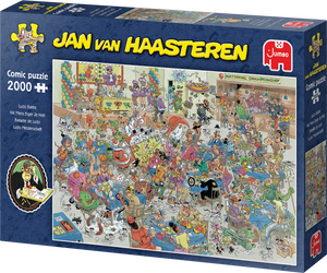 Ludo Battle - Jan van Haasteren | Jumbo | 2000 Pieces | Jigsaw Puzzle