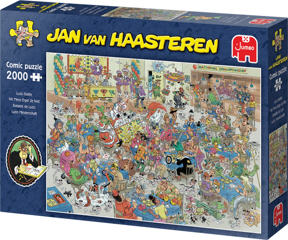 Ludo Battle - Jan van Haasteren | Jumbo | 2000 Pieces | Jigsaw Puzzle